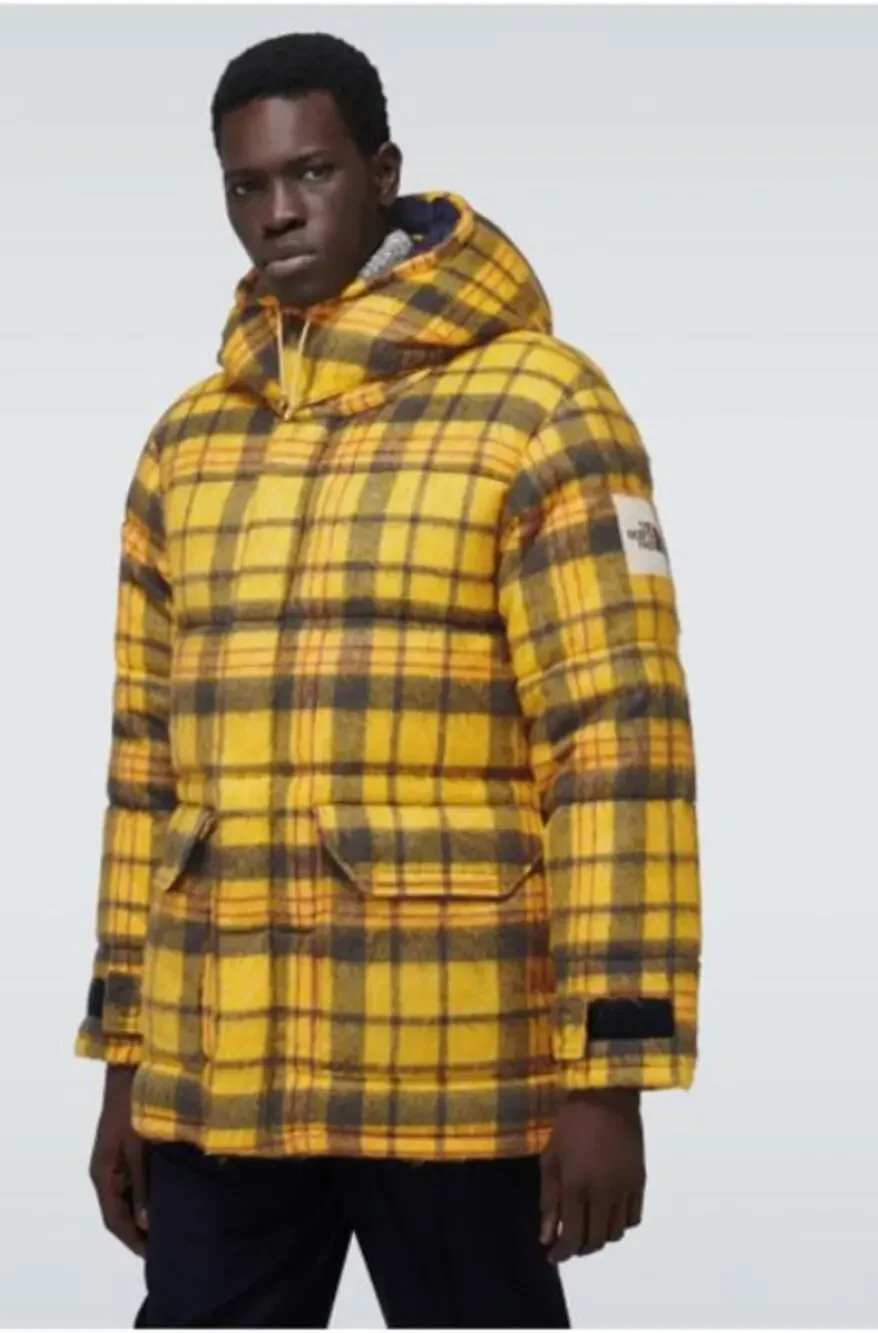 The North Face Unisex M Brown Label Down Parka Summit Gold Heritge